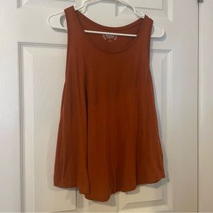 Rust Orange Basic Racerback Summer Weekend Tank